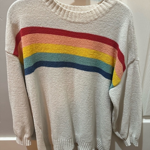 American Eagle rainbow‎ sweater - Picture 1 of 6